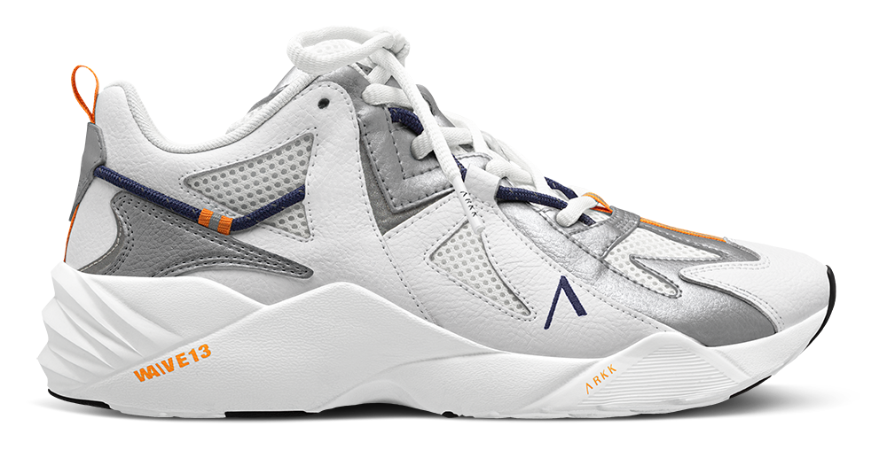 ARKK Collection Tuzon Leather W13 | Silver Dark Orange | Men Tuzon